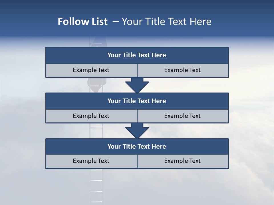 Equilibrium Peg Sunset PowerPoint Template