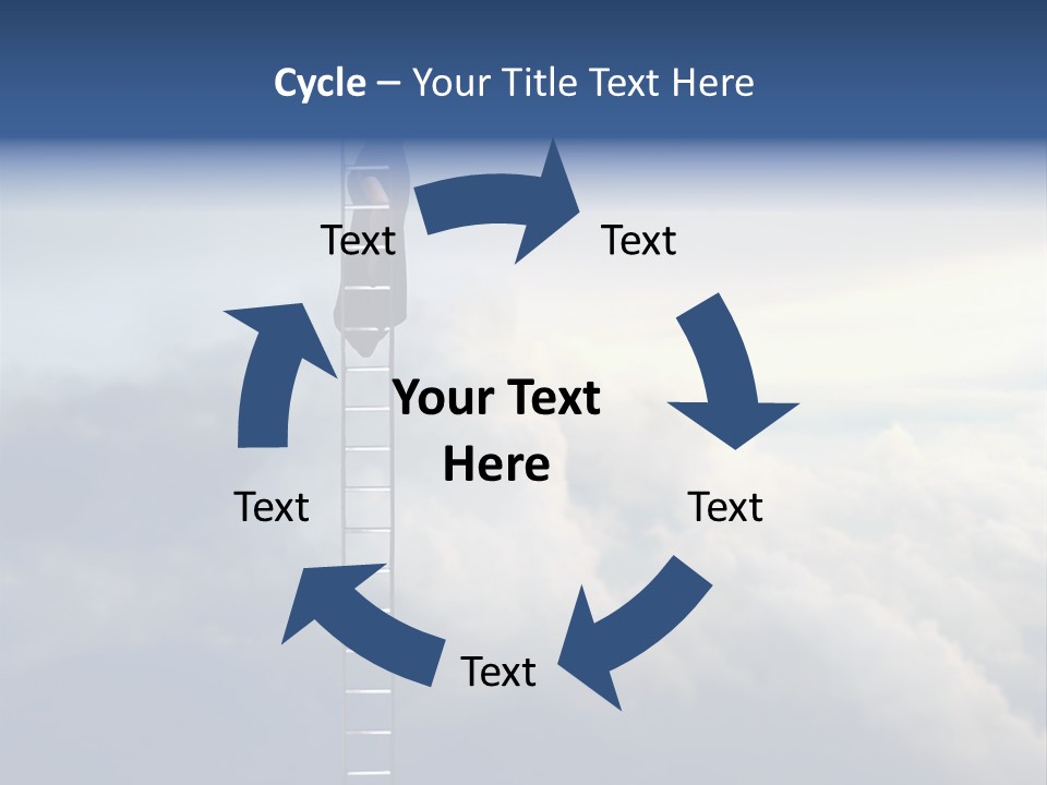 Equilibrium Peg Sunset PowerPoint Template