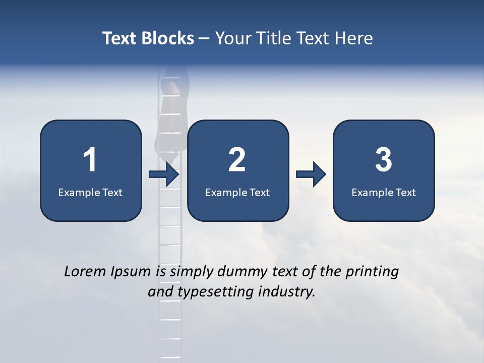 Equilibrium Peg Sunset PowerPoint Template