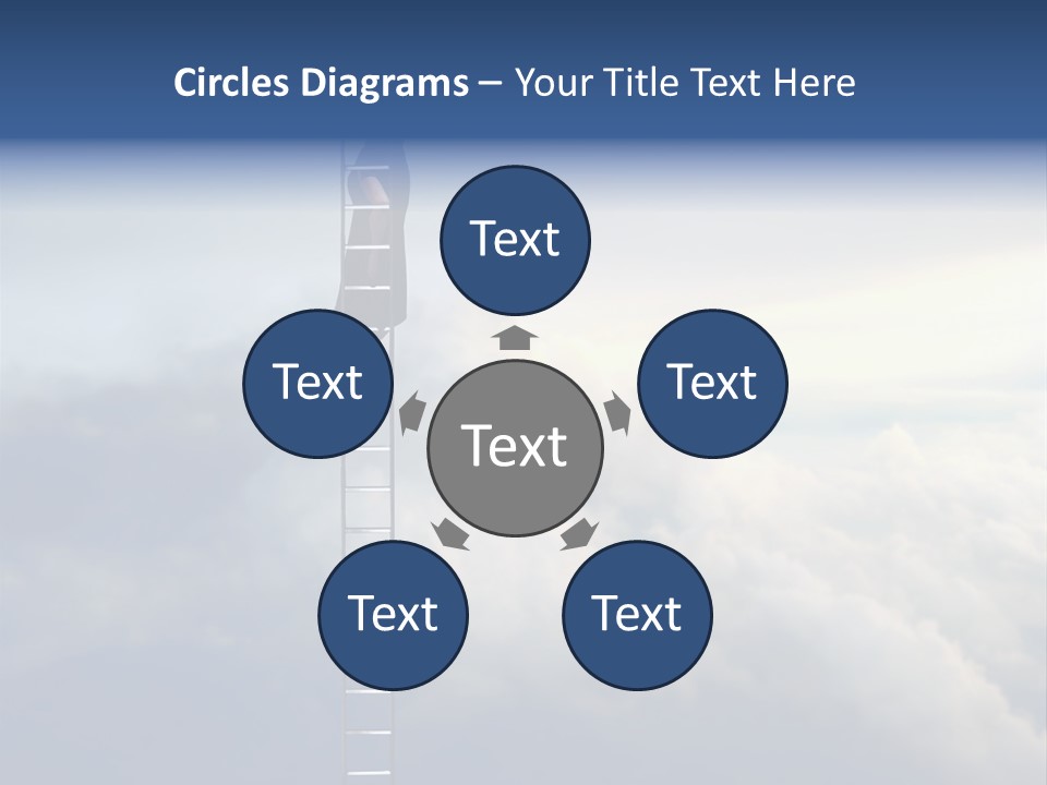 Equilibrium Peg Sunset PowerPoint Template