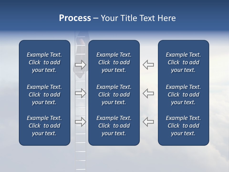 Equilibrium Peg Sunset PowerPoint Template
