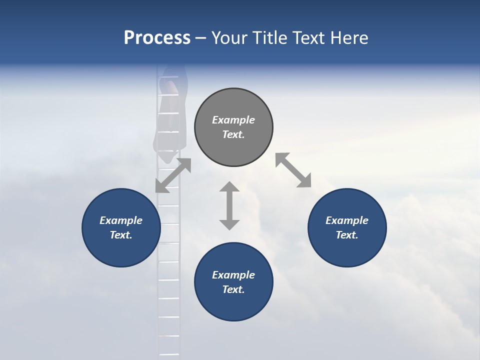 Equilibrium Peg Sunset PowerPoint Template