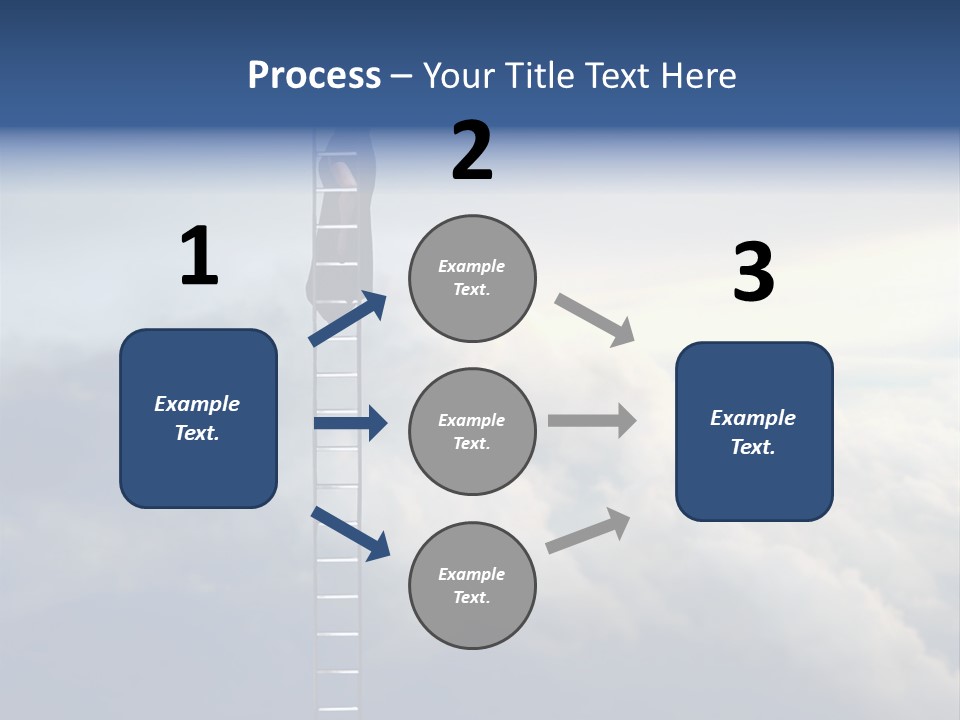 Equilibrium Peg Sunset PowerPoint Template