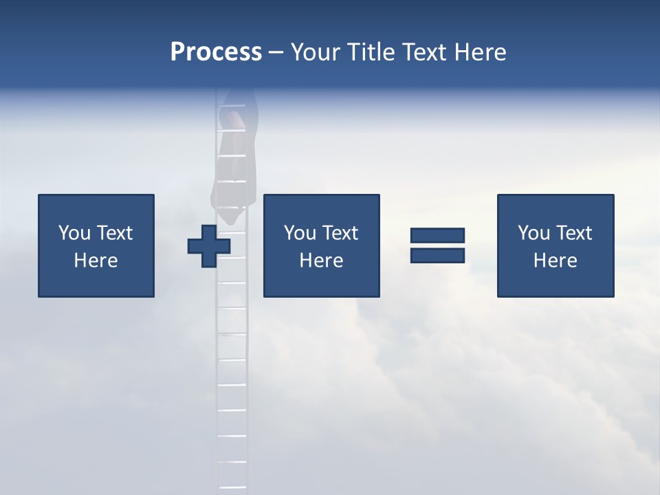 Equilibrium Peg Sunset PowerPoint Template