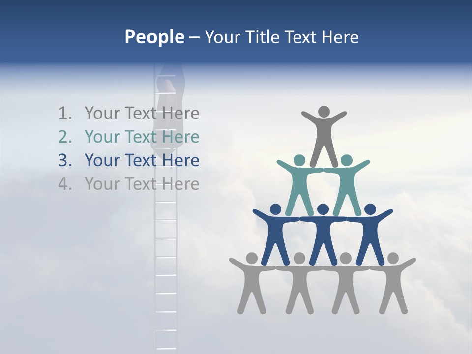 Equilibrium Peg Sunset PowerPoint Template
