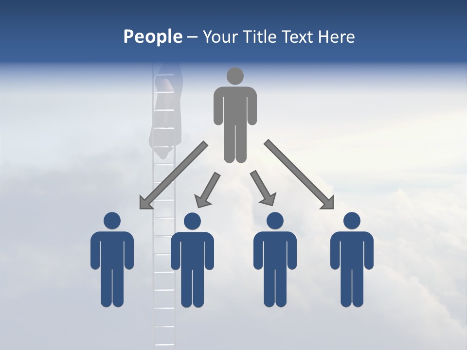 Equilibrium Peg Sunset PowerPoint Template