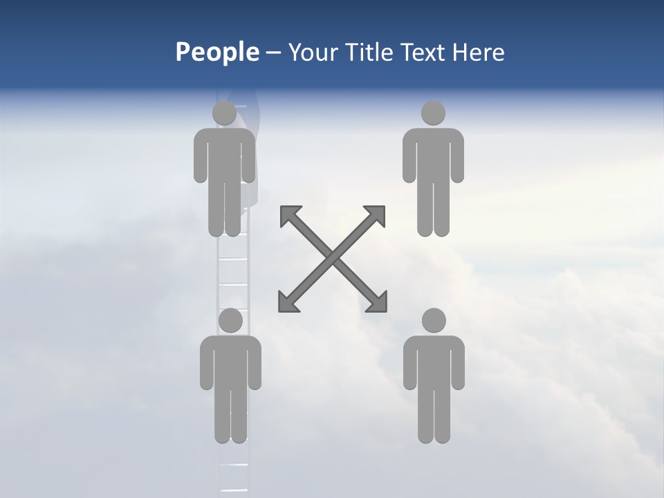 Equilibrium Peg Sunset PowerPoint Template