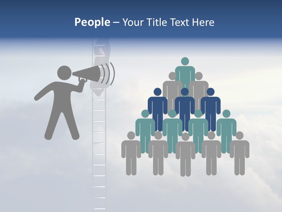 Equilibrium Peg Sunset PowerPoint Template