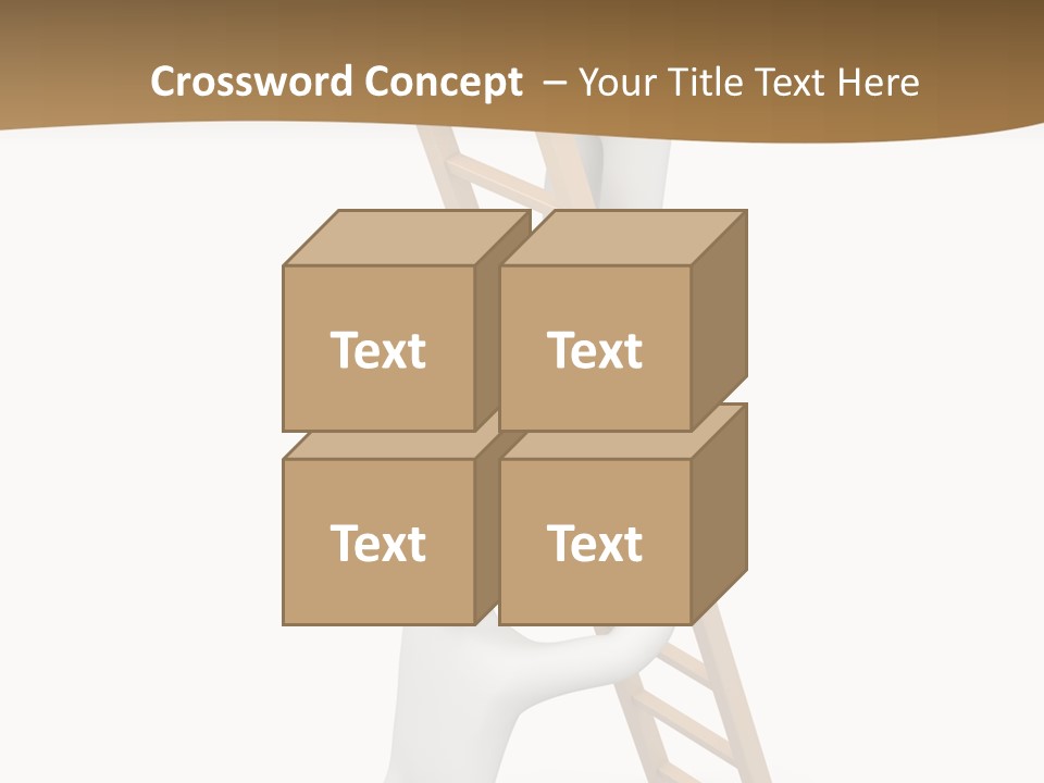 Sight Man Symbol PowerPoint Template