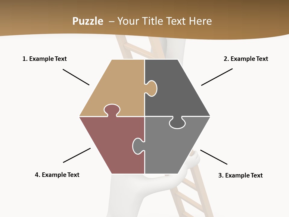 Sight Man Symbol PowerPoint Template