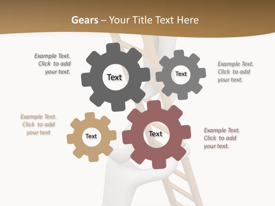 Sight Man Symbol PowerPoint Template