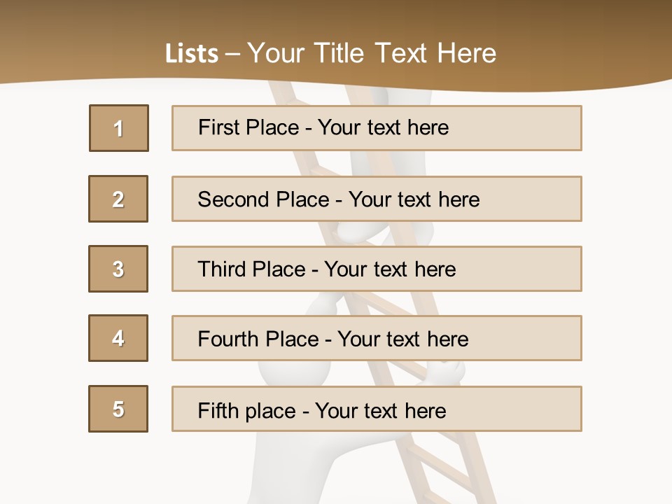 Sight Man Symbol PowerPoint Template