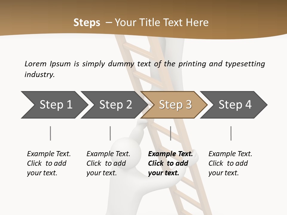 Sight Man Symbol PowerPoint Template
