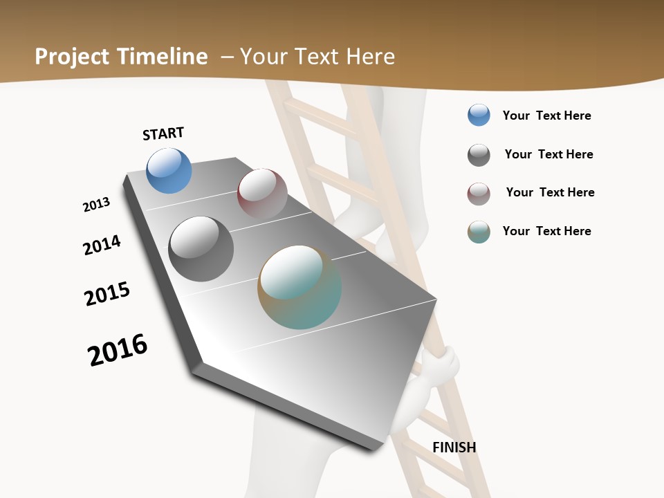 Sight Man Symbol PowerPoint Template