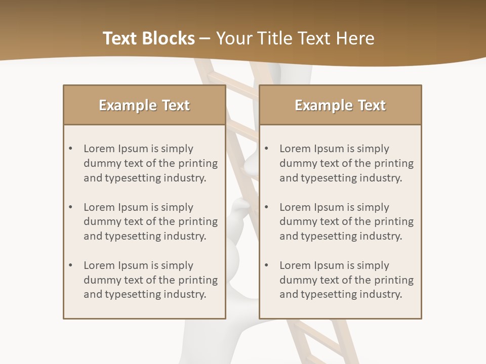 Sight Man Symbol PowerPoint Template
