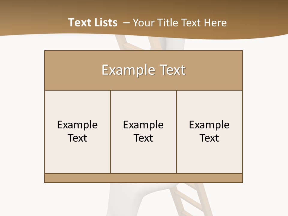Sight Man Symbol PowerPoint Template