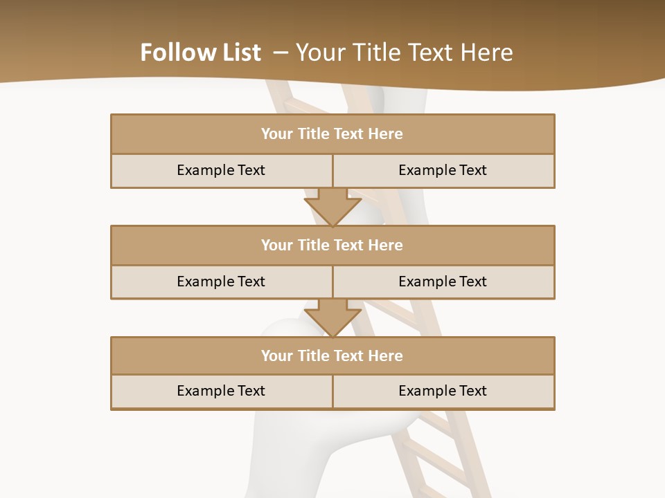 Sight Man Symbol PowerPoint Template