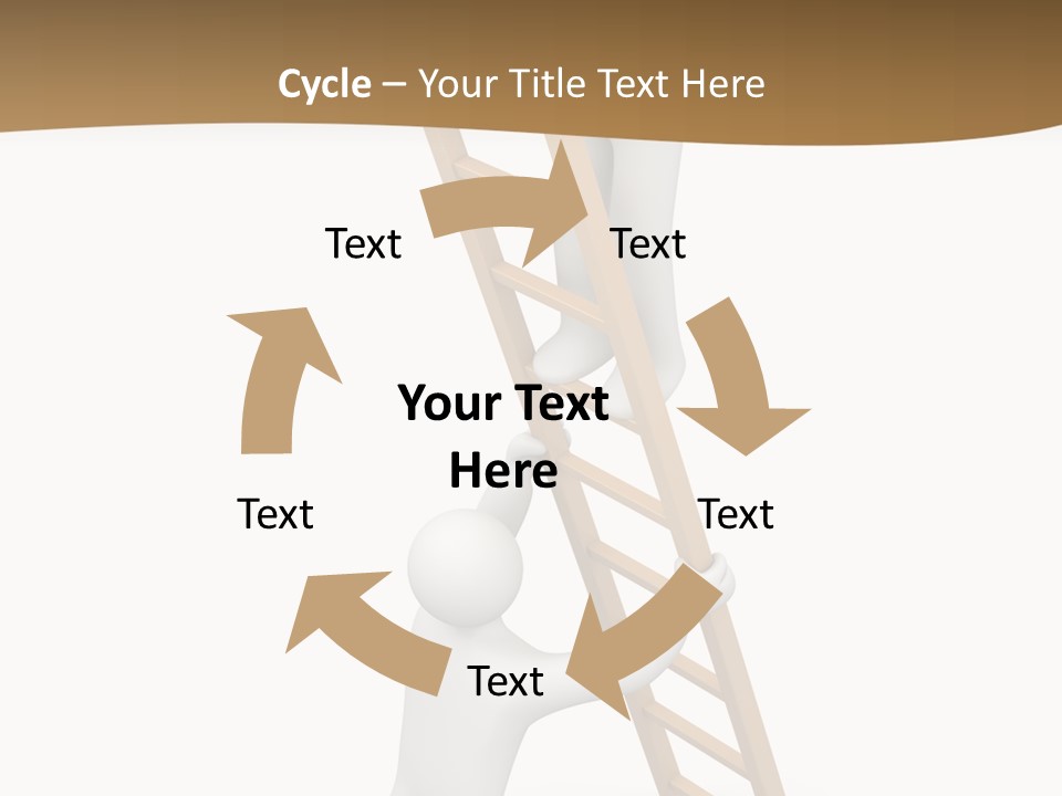 Sight Man Symbol PowerPoint Template
