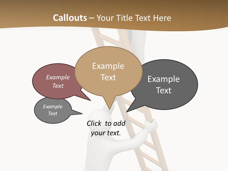 Sight Man Symbol PowerPoint Template