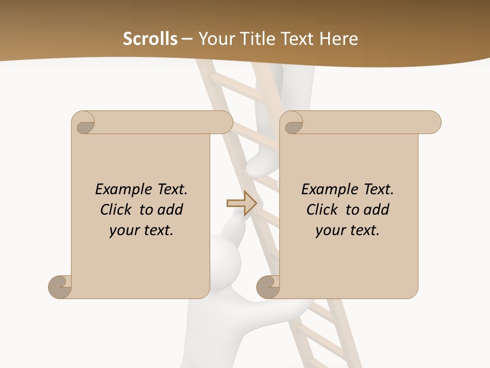 Sight Man Symbol PowerPoint Template