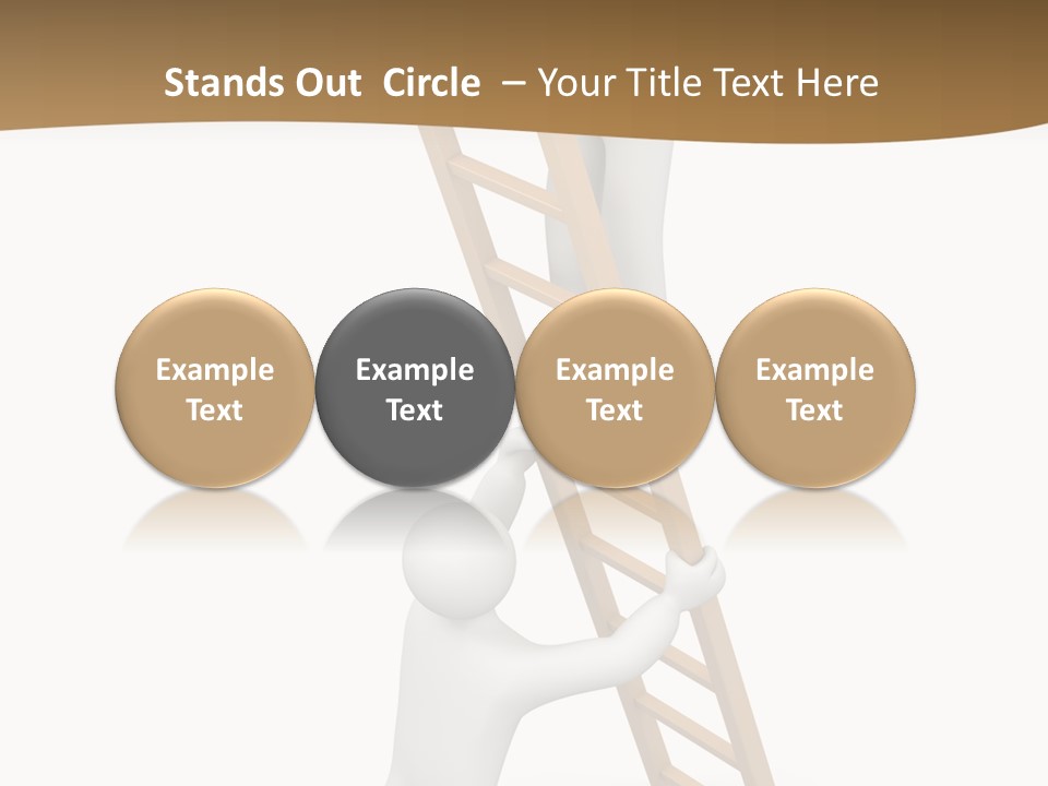 Sight Man Symbol PowerPoint Template