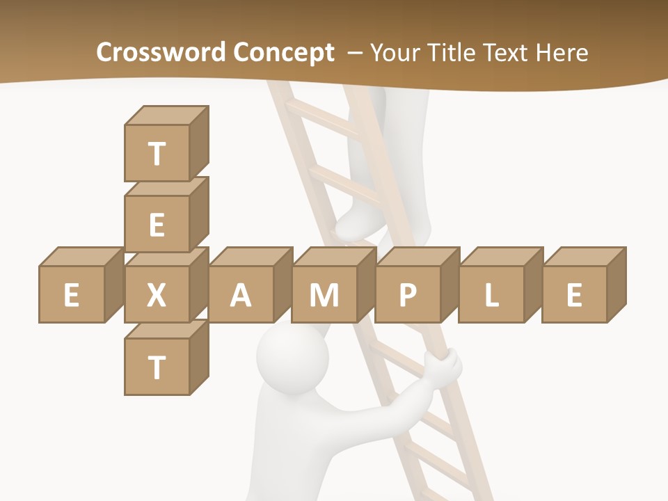 Sight Man Symbol PowerPoint Template