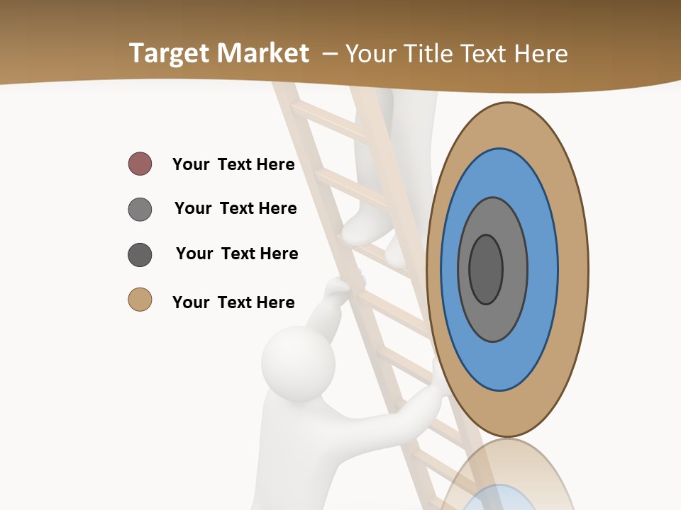 Sight Man Symbol PowerPoint Template