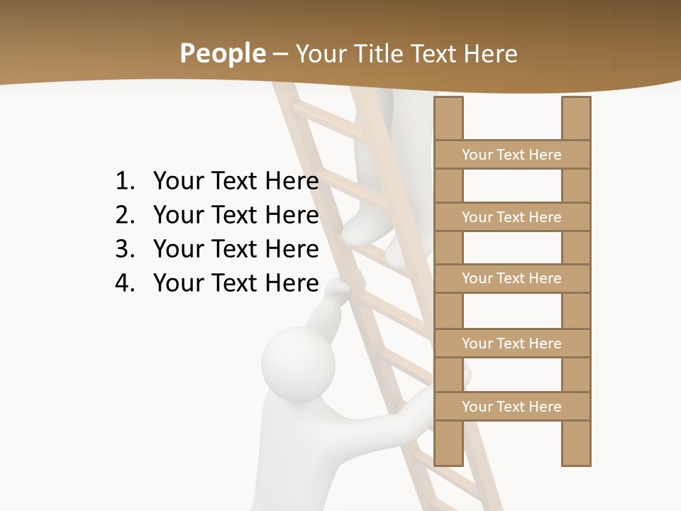 Sight Man Symbol PowerPoint Template