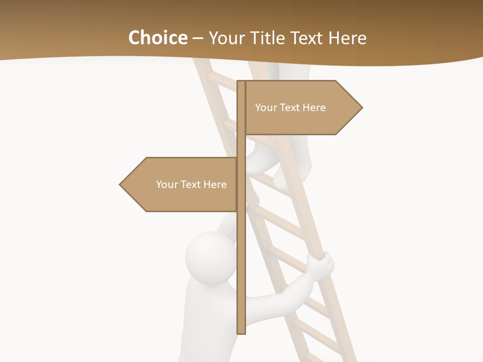 Sight Man Symbol PowerPoint Template