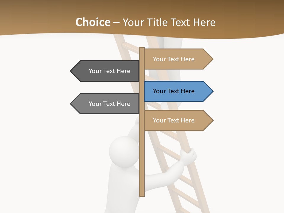 Sight Man Symbol PowerPoint Template