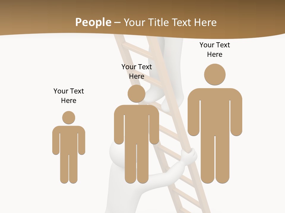 Sight Man Symbol PowerPoint Template