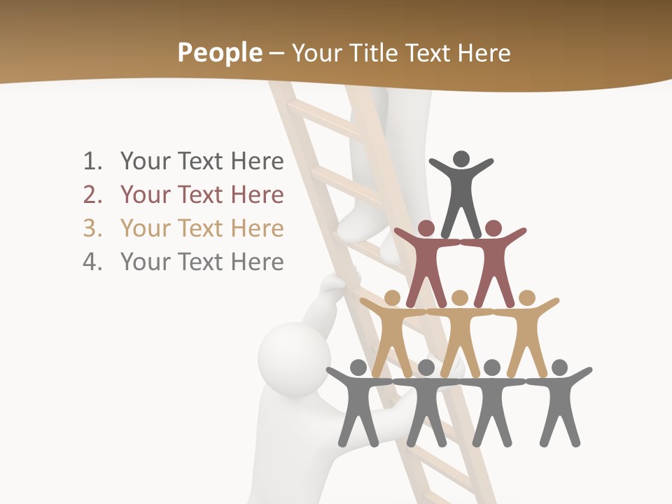 Sight Man Symbol PowerPoint Template
