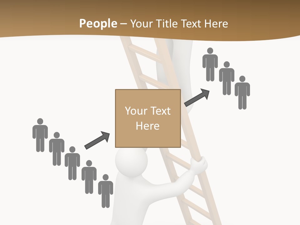 Sight Man Symbol PowerPoint Template