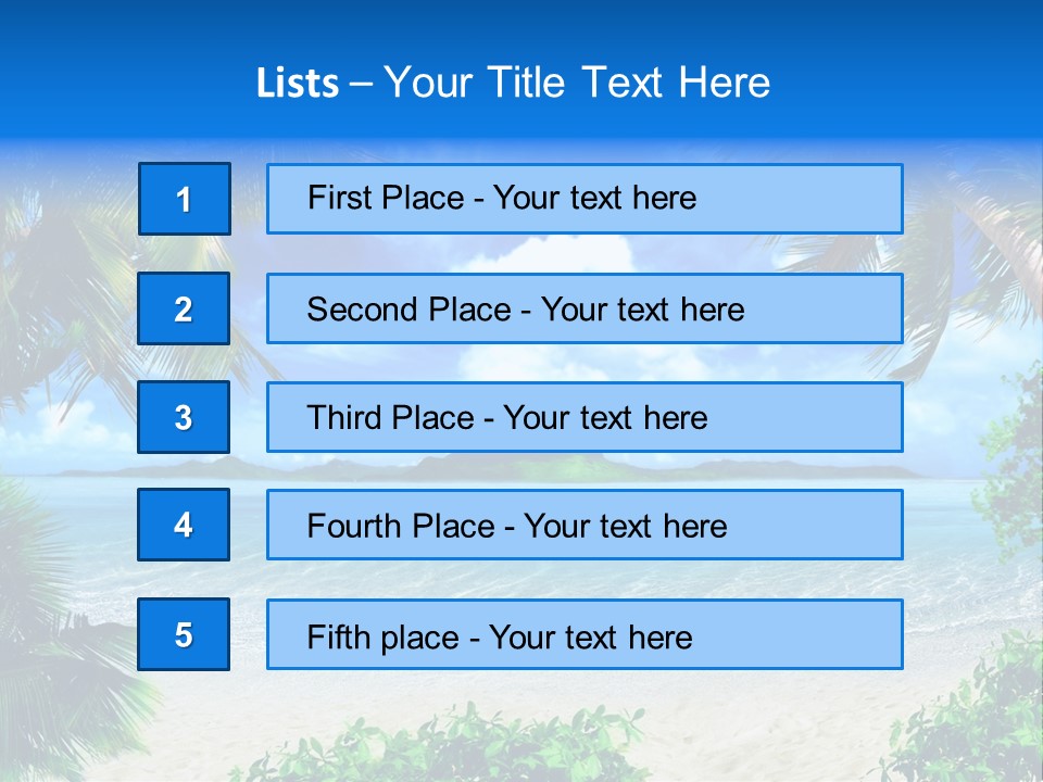 Tourist Climate Romantic PowerPoint Template