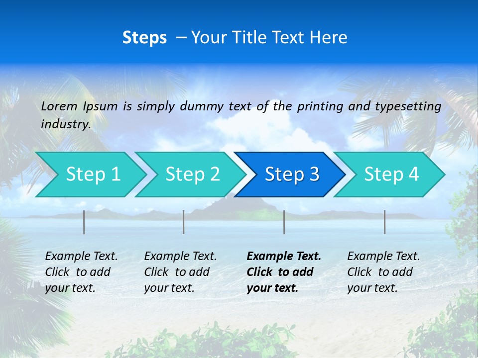 Tourist Climate Romantic PowerPoint Template