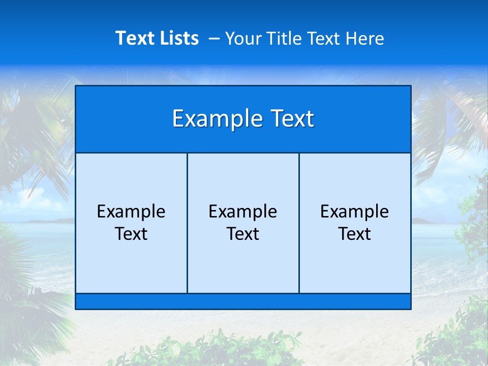 Tourist Climate Romantic PowerPoint Template