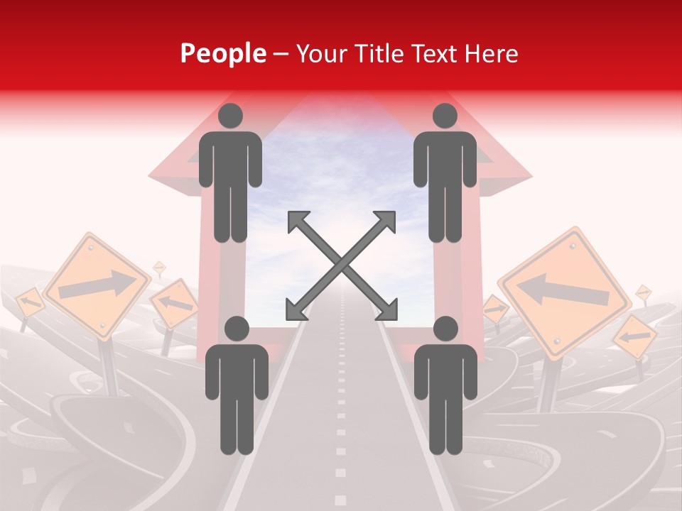 Services Help Goal PowerPoint Template