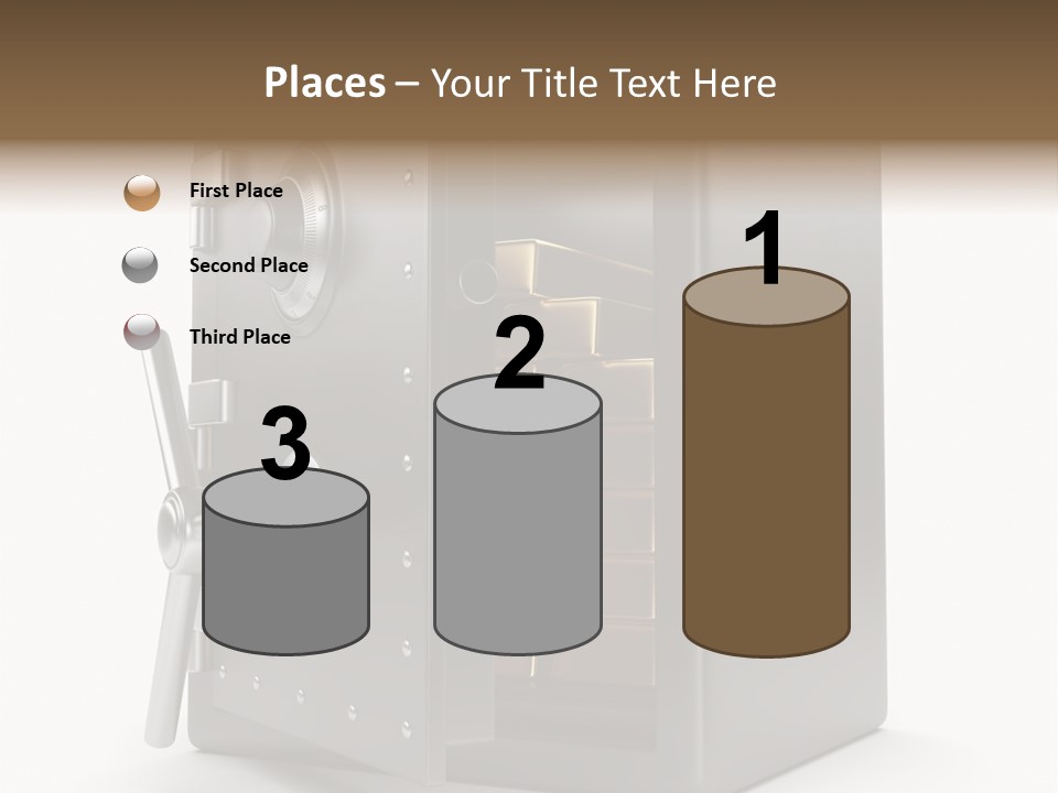 Vault Metal Objects PowerPoint Template