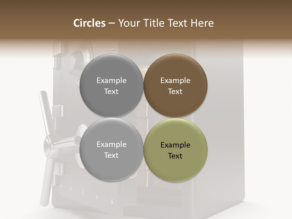Vault Metal Objects PowerPoint Template