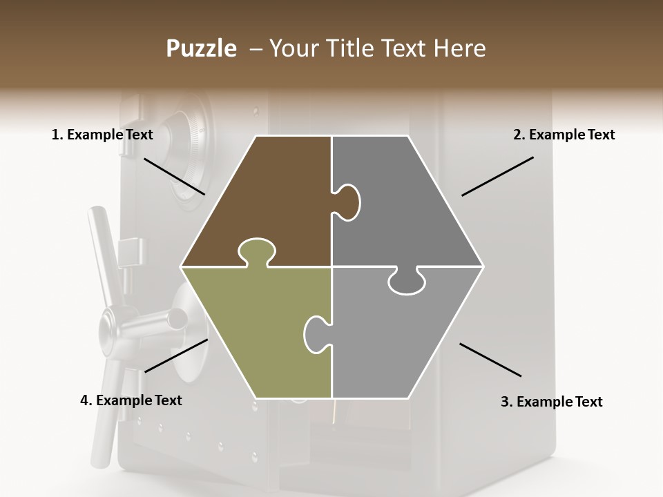 Vault Metal Objects PowerPoint Template