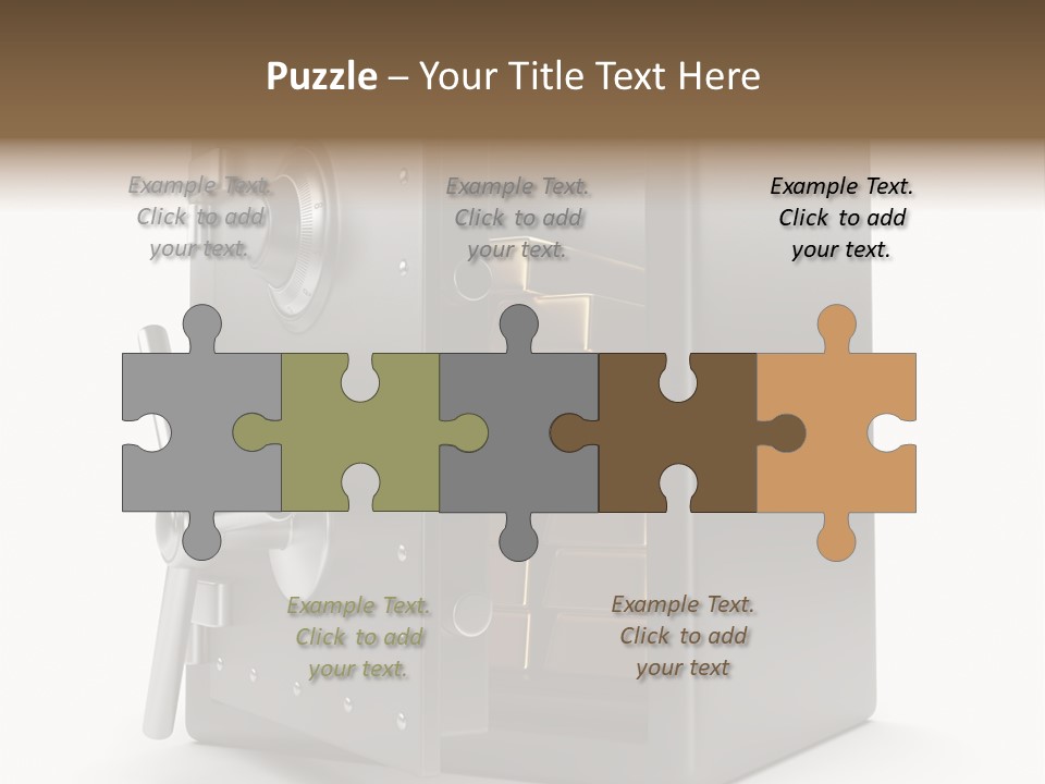 Vault Metal Objects PowerPoint Template