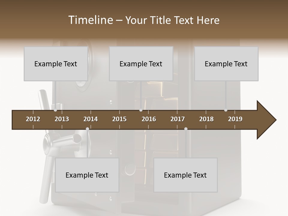 Vault Metal Objects PowerPoint Template