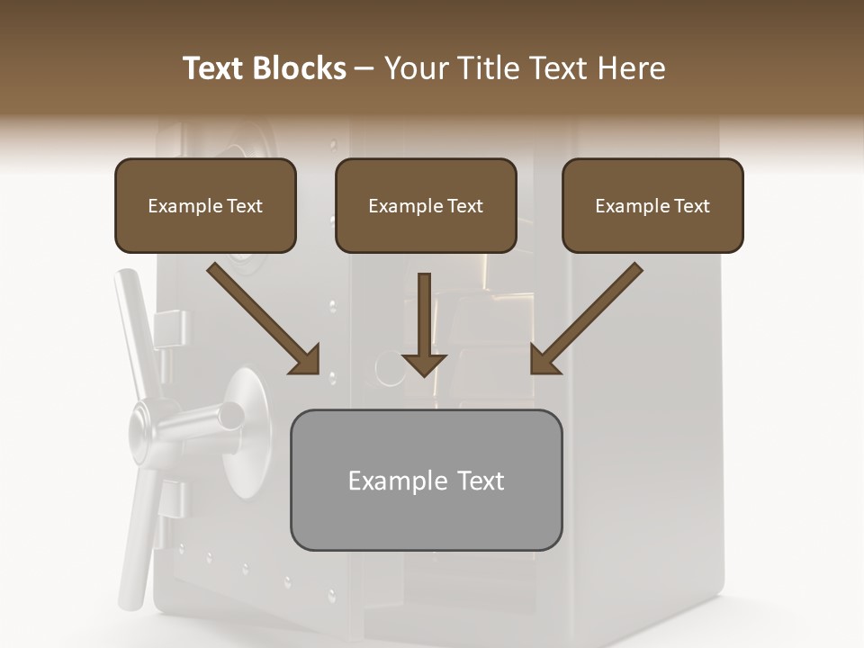 Vault Metal Objects PowerPoint Template