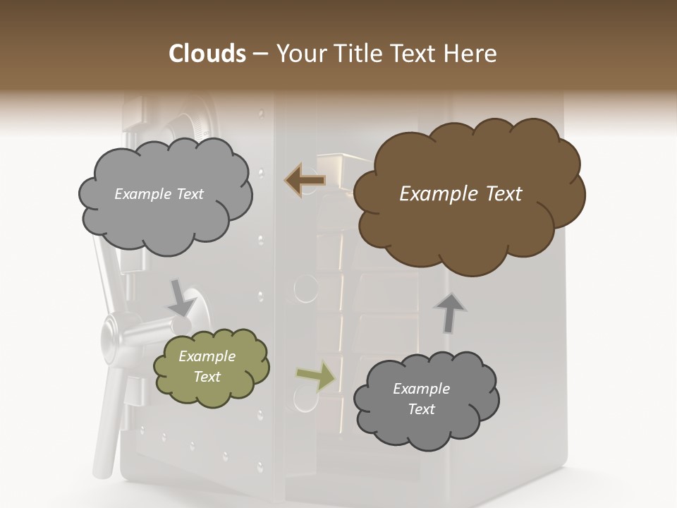 Vault Metal Objects PowerPoint Template