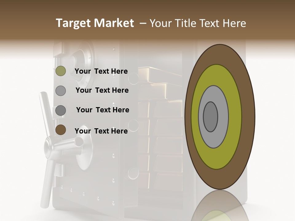 Vault Metal Objects PowerPoint Template