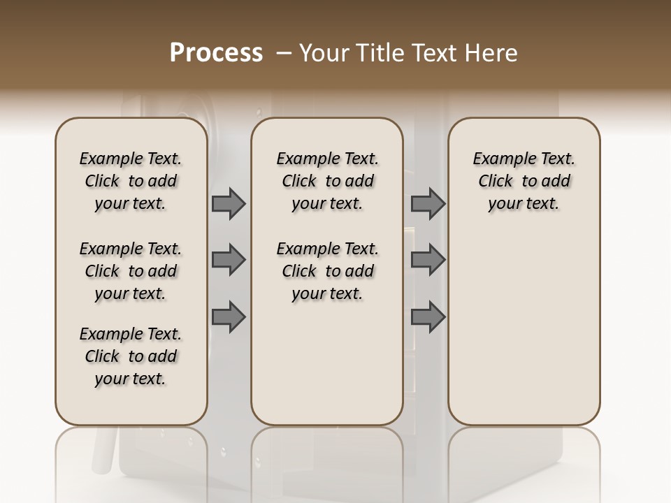Vault Metal Objects PowerPoint Template