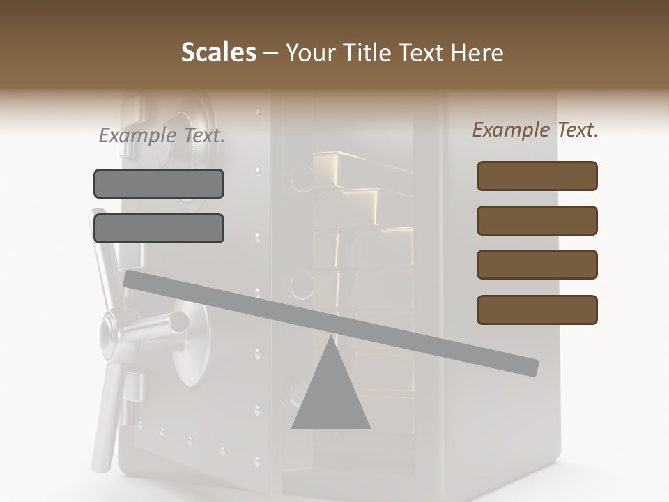 Vault Metal Objects PowerPoint Template