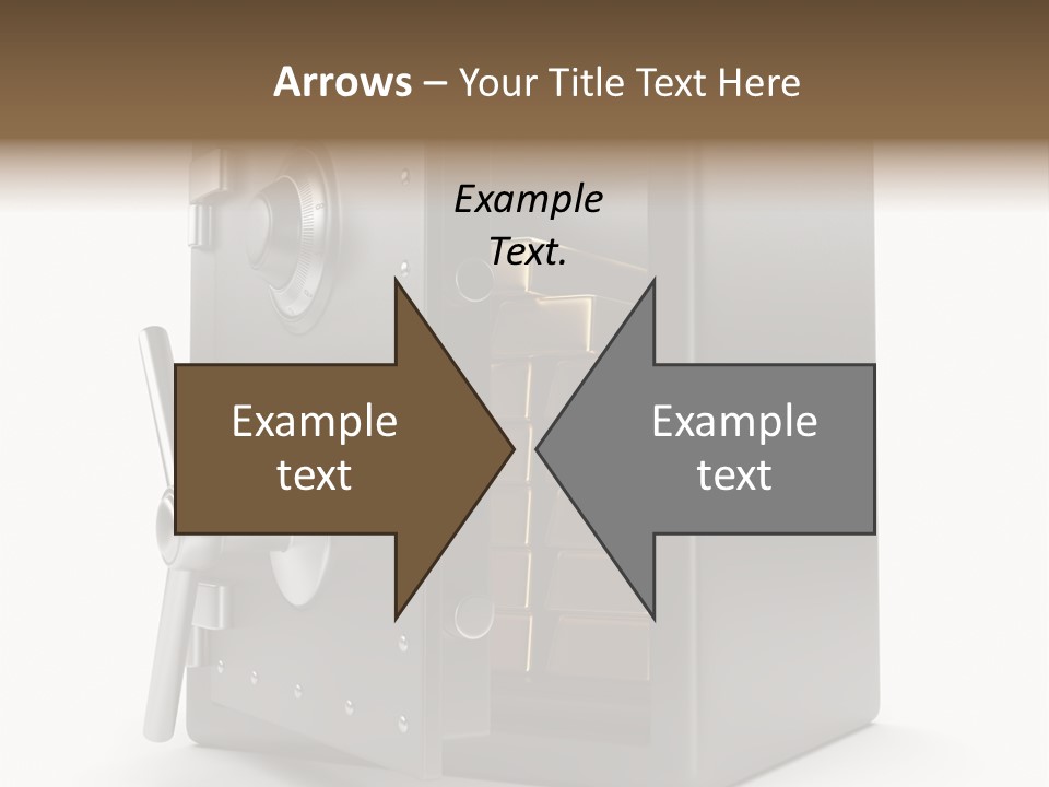 Vault Metal Objects PowerPoint Template
