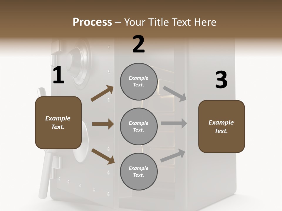 Vault Metal Objects PowerPoint Template