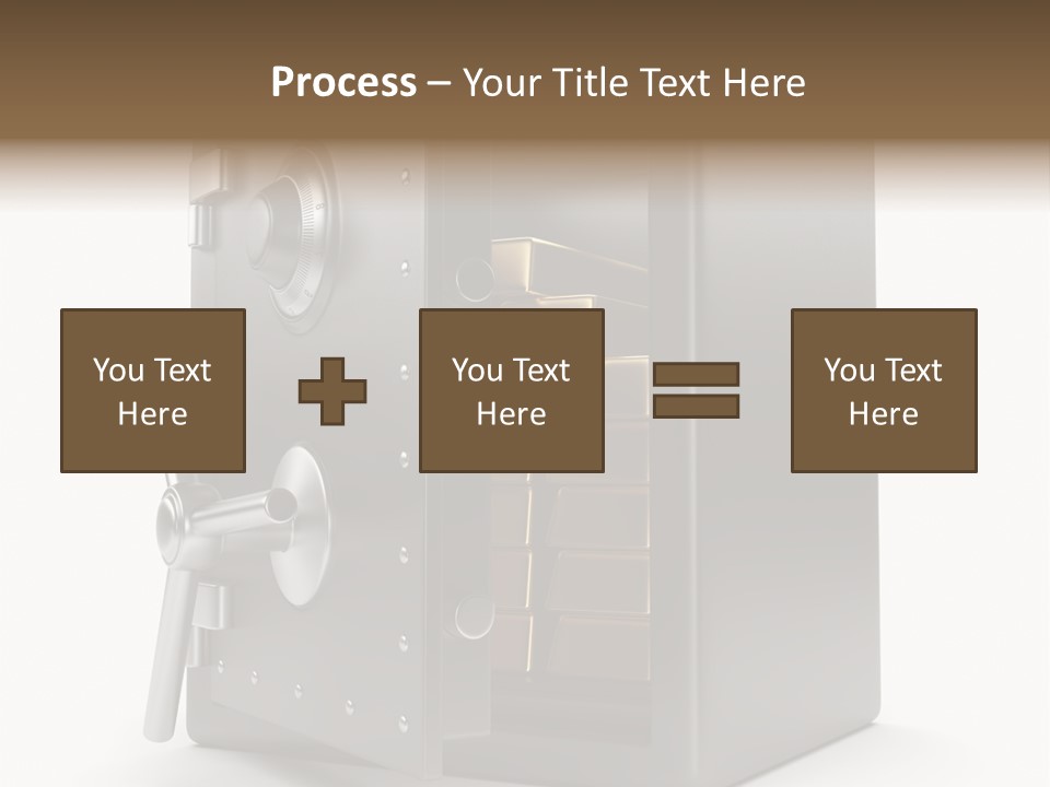 Vault Metal Objects PowerPoint Template